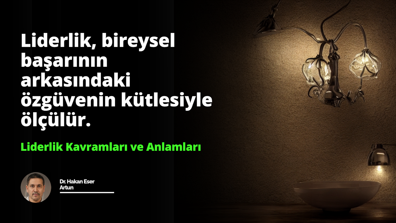 Liderlik bir grup insann kendi abalaryla hedeflerine ulamasn salamak iin zellikleri olan kiilerin oluturduu bir kavramdr Liderlik ortamn ihtiyalarna karlk gelen kararlar vermek ve