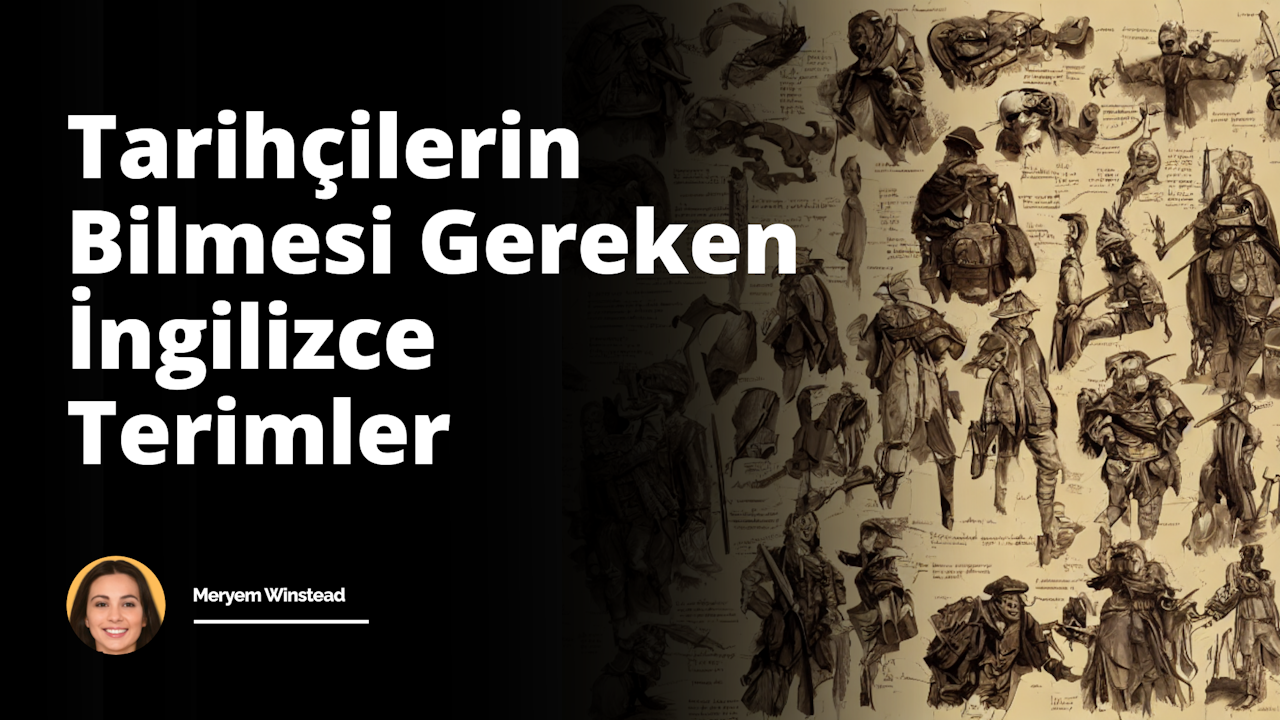 Tarihçiler, ülkelerin ve toplumların geçmişini anlamak için çeşitli terimleri bilmelidir. İngilizce'de tarihçilerin öğrenmesi gereken terimler arasında, 'tarihsel süreç', 'kültürel miras' ve 'tarihsel araştırma' gibi temel kavramlar vardır. 'Tarihsel süreç', bir ülkenin ya da topluluğun gelişim sürecini ifade eder. 'Kültürel miras', bir toplumun kökeni ve sosyal değerleri hakkında bilgi verir. 'Tarihsel araştırma', tarihçilerin geçmişi anlamak için kullandıkları yöntemleri ifade eder. Tarihçilerin bu terimleri anlamaları, geçmişi anlamalarına ve öğrenmelerine yardımcı olacaktır.