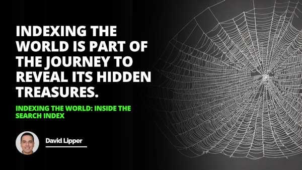 An intricate web of words and intellect all leading to one place the search index