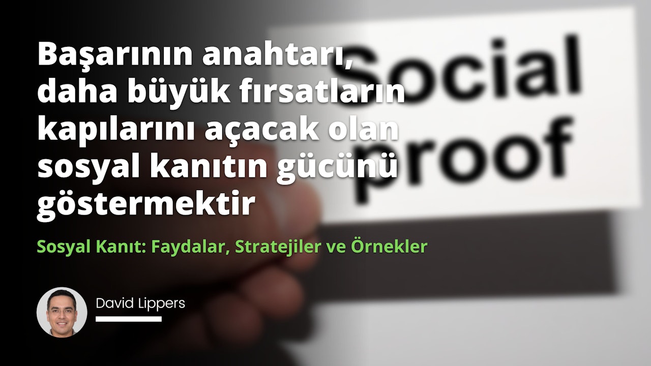 Sosyal kanıt ile web sitesi dönüşümlerini en üst düzeye çıkarın. Müşteri güveni oluşturun ve satışları artırın. Sosyal kanıtın faydalarını, stratejilerini ve örneklerini öğrenin.