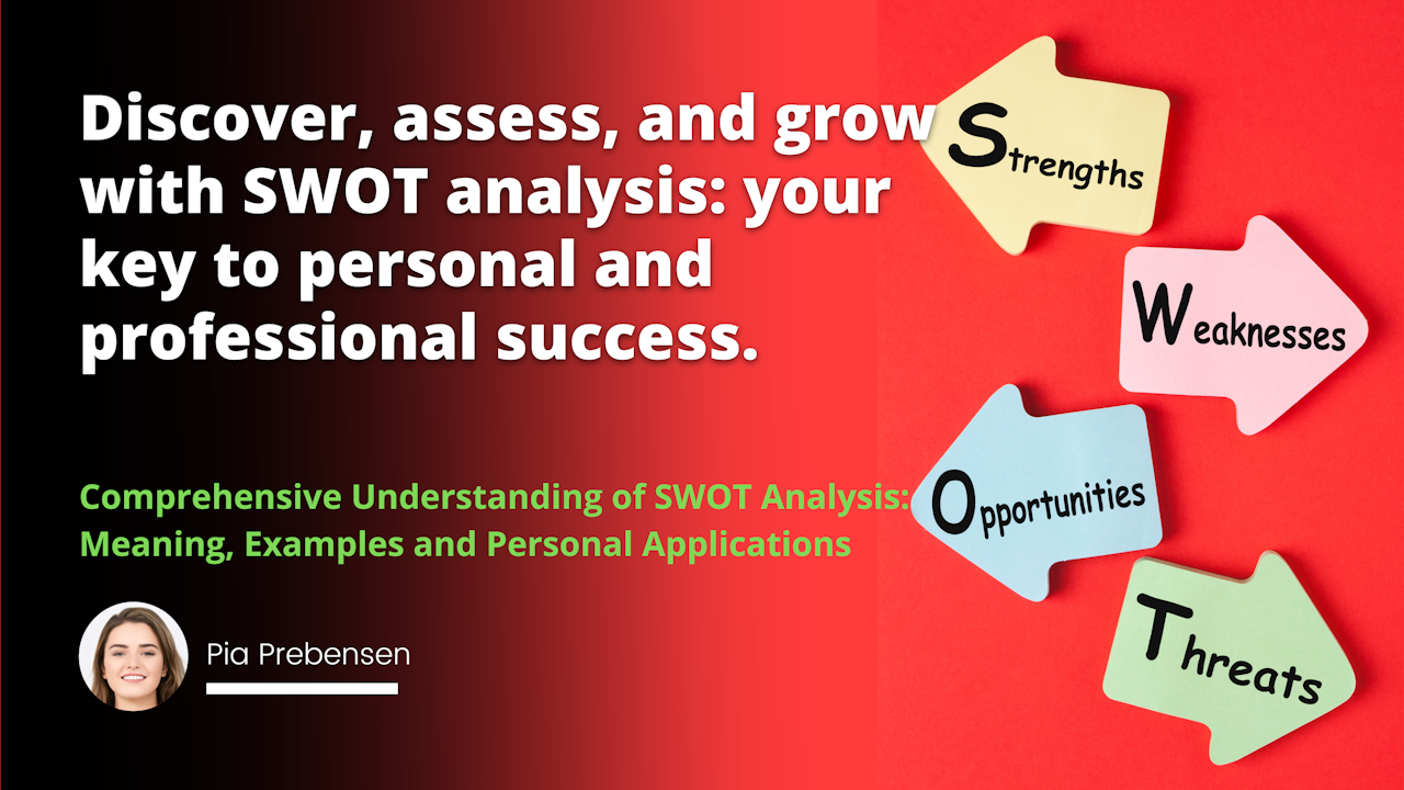 Explore the meaning of SWOT analysis, its application in business and personal contexts, and learn how to conduct a personal SWOT analysis for growth and success.