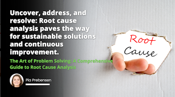 Uncover, address, and resolve: Root cause analysis paves the way for sustainable solutions and continuous improvement.
