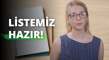 Gözlüklü bir kadın açık mavi bir elbise giymiş, dümdüz karşıya bakıyor. Saçları düzgün bir topuz yapılmış ve çok az makyaj yapılmış. Gözleri ince bir gözlükle çerçevelenmiş ve hafifçe renklendirilmiş dudakları hafifçe ayrılmış. Elbisesi açık mavidir ve bileklerine kadar inen uzun kolları vardır. Elbisenin beli ince bir kemerle bağlanmıştır. Arka plan soluk mavidir ve bir oturma odasında çekilmiş gibi görünmektedir. Odanın bej duvarları, beyaz mobilyaları ve koyu yeşil bir halısı var.