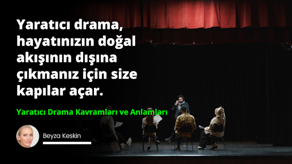 Yaratıcı Drama, oynama ve rol oynama teknikleri ile bir kişinin duygu ve düşüncelerini ifade etmesini sağlayan bir yaklaşımdır. Yaratıcı Drama, kişilerin çeşitli rolleri oynayarak duygularını ifade etmesi için kullanılır ve içinde yüksek düzeyde sosyal becerilerin gelişmesini sağlar. Kişinin kendi deneyimlerini ve duygularını oyunla özgürce ifade etmesi gerektiği için, Yaratıcı Drama çoğu zaman öğrenme ve gelişme için bir aracı olarak kullanılır. Bu yaklaşımın amacı, kişilerin oynayacakları roller aracılığıyla kendilerini ifade etmelerini ve duygularını paylaşmalarını sağlamaktır.
