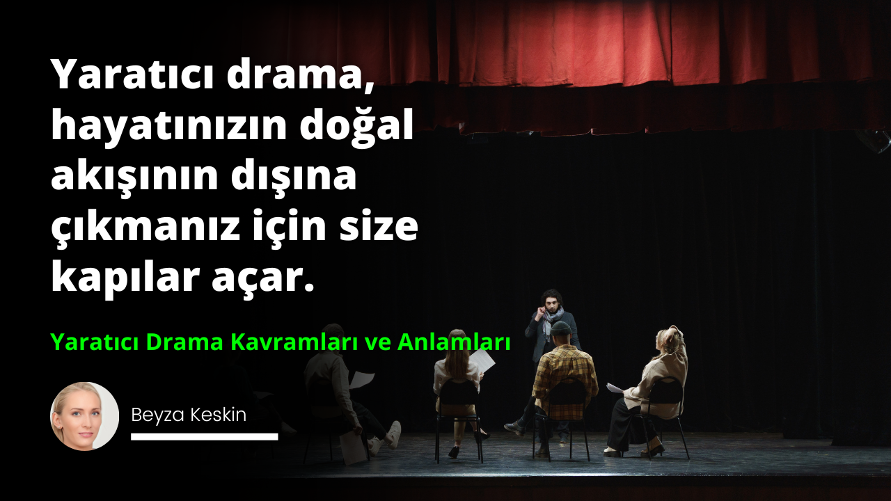 Yaratıcı Drama, oynama ve rol oynama teknikleri ile bir kişinin duygu ve düşüncelerini ifade etmesini sağlayan bir yaklaşımdır. Yaratıcı Drama, kişilerin çeşitli rolleri oynayarak duygularını ifade etmesi için kullanılır ve içinde yüksek düzeyde sosyal becerilerin gelişmesini sağlar. Kişinin kendi deneyimlerini ve duygularını oyunla özgürce ifade etmesi gerektiği için, Yaratıcı Drama çoğu zaman öğrenme ve gelişme için bir aracı olarak kullanılır. Bu yaklaşımın amacı, kişilerin oynayacakları roller aracılığıyla kendilerini ifade etmelerini ve duygularını paylaşmalarını sağlamaktır.