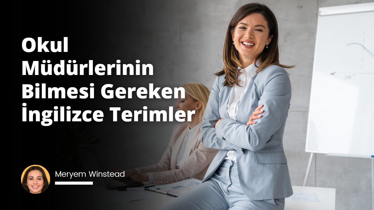 Okul müdürlerinin sürekli değişen öğrenme ortamına adapte olabilmesi için İngilizce terimleri anlamaları gerekir. Örneğin, 'e-öğrenme' veya 'mobil öğrenme' gibi terimler, öğrencilerin çevrimiçi, cep telefonu ve tablet kullanarak öğrenme alanlarını tanımlar. Ayrıca, 'kapsamlı öğrenme' veya 'etkileşimli öğrenme' gibi terimler, öğretimin etkin bir şekilde kullanılabilecek araçlar, teknolojiler ve yöntemler kullanarak öğrenmelerinin sağlanmasını ifade eder. Katılımcıların başarısını anlamak için okul müdürlerinin, 'öğrenme ortamlarının tasarımı' veya 'öğrenme çıktılarının ölçülmesi' gibi terimleri de anlamaları gerekir. Okul müdürlerinin bu terimleri anlaması, öğrencilerin verimli bir şekilde öğrenmelerini desteklemelerine yardımcı olacaktır.