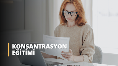 İş hayatında ve eğitim sürecinde sık karşılaşılan konsantrasyon problemini ortadan kaldırın. Konsantrasyon eğitimi odak seviyenizi arttırmaya yardımcı olur.