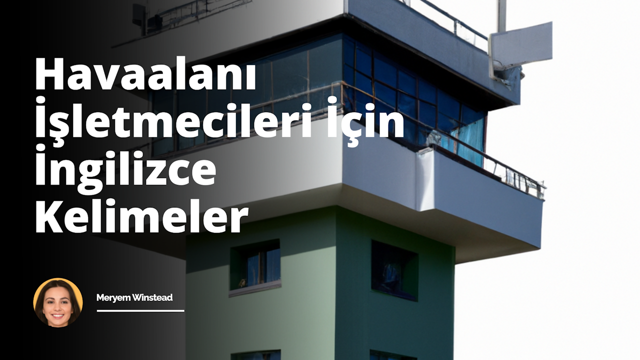 Resim, bir havaalanı kontrol kulesi sahnesini tasvir ediyor. Resmin ön planda, modern bir yapıya sahip havaalanı kontrol kulesi bulunuyor. Kontrol kulesi, genellikle beyaz ve özellikle en üst kısmı geniş cam panellerle kaplı, yuvarlak bir gözlem yeri olarak tasvir ediliyor. Bu cam evin içindeki ayrıntıları göstererek göstergeleri, haritaları ve diğer ekipmanları içeriyor. Cam gözlem yerine ek olarak kule, çok sayıda anten ve diğer iletişim araçlarıyla süslenmiş. Kontrol kulesini çevreleyen alanda, bir dizi piste, hangara ve uçaklara yer veriliyor. Uzakta, yüksekliği belirsiz olan birkaç uçak sembolik olarak havada gösterilmiş. Bu uçaklar genellikle iniş yapmaya çalışıyor ya da kalkışa geçiş yapıyor. Resmin arka planında ise mavimsi gökyüzü ve beyaz bulutlar belirgin bir şekilde yer alıyor. Kendine özgü bu havaalanı sahnesi, yoğunluğu ve hareketliliğin yanı sıra en önemli kontrol merkezinin bu kule olduğunu vurguluyor.