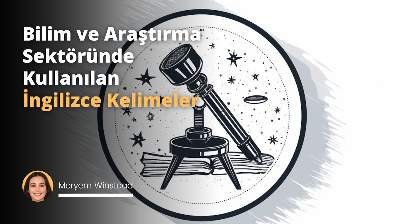 Bu bir düz ve yatay olarak yerleştirilmiş beyaz bir kağıt üzerindedir. Kağıdın ortasında büyük, bold ve siyah bir 'Bilim ve Araştırma' başlığı yer alır. Başlığın solunda, bir teleskop simgesi vardır ve sağda ise bir büyütme camı simgesi bulunur. Her iki sembol de fiziksel ve deneysel incelemeyi simgeler. Başlık çizgisinin altında, küçük, düzgün düzenlenmiş İngilizce terimler ve Türkçe tanımları bulunan tablo vardır. Tablo yeşil ve mavi renk bloklarıyla hafifçe renklendirilmiştir. Her blok farklı bir kelime oluşturur. Örneğin, 'Hypothesis - Hipotez' veya 'Observation - Gözlem' gibi. Kağıdın etrafı dört bir yanından üç boyutlu efekt vermek için gölgeli ve resmin arka planı beyaz kalır. Her şey üzerinde, resim genel olarak eğitim ve bilgiyi paylaşmayı simgeliyor.