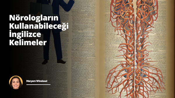 Bu görsel, digital illüstrasyon sanat formunu kullanarak 'Nörologlar için İngilizce kelime rehberi. Beyin ve sinir sistemini anlatan terimler ve ifadeleri kolayca öğrenin.' konseptini yansıtmaktadır. Sahnede, bir nörolog, elinde büyük, açık bir kitapla yer alıyor ve okuyucuya doğru kitabı içeriyormuş gibi gösteriyor. Kitabın sayfalarında, beyin ve sinir sistemi ile ilgili çeşitli terimler, tablolar ve beyin illüstrasyonları gözüküyor. Sanatçının geniş ama basit bir tarzı var, bu nedenle sahne, karmaşık ve karışık olmayan şekildedir. Açık mavi ve beyaz tonlarından oluşan soğuk bir renk paleti kullanılarak oluşturulan görsel, bilgi vermenin yanı sıra rahat ve sakin bir atmosfer yaratıyor. Nörologun yüz ifadesi, gülümsemesi ve gözlükleri ile bilgeliği ve bilgi paylaşma hevesini simgeliyor. Genel aydınlatma, sayfanın üzerinde mavi ve beyaz tonların hakim olduğu kitaptan geliyor, bu da kitabın ve içindeki bilginin sahnenin odak noktası olduğunu vurguluyor.