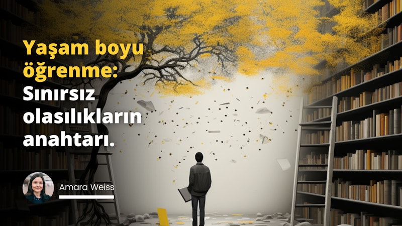 Bir adam kitap rafları ve bir ağaçla dolu bir odada duruyor. Siyah bir ceket giymiş ve kameraya gülümsüyor. Yerde, ağaçtan kağıt parçaları düşmektedir. Kitap raflarından birinin üzerinde bir merdiven vardır ve masanın üzerinde sarı dikdörtgen bir nesne görülmektedir. Adam, etrafına yapraklar dökülen bir ağacın önünde durmaktadır. Arka planda kitaplarla dolu bir raf görülüyor. Görüntü biraz bulanık, ancak bir kişinin kafası seçilebiliyor. Siyah bir gömlek giymektedir.
