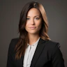 linkedin profile photo, working in logistics, 25-30 years old, business professional, logistics expert, female, corporate clothing, Canadaian, real photo, no makeup, original, 100 percent real, flat background, studio shot, realistic, focus on face, portrait photo, Brenda Gale, Canada