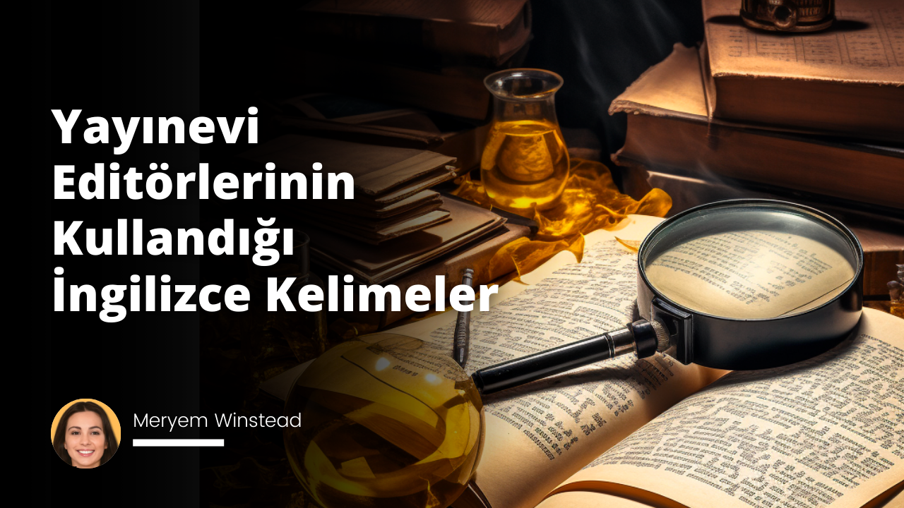 'Yayıncılık sektörünün hızlı tempolu atmosferi, İngilizce kelimelerin havada uçuştuğu bir fotoğraf karesinde dondurulmuş. Bu konsepti en iyi ifade edecek sanat formu hiç şüphesiz fotoğrafçılık; netliği, gerçekçiliği ve anı yakalamadaki ustalığı ile. Sahne, 35 mm bir lensle çekilmiş, geniş ama boğulmayacak şekilde dolu bir ofis ortamı. Editörlerin bulunduğu masalar, ellerinde fincanlarla dolaşan stajyerler, raflarda dizili kitaplar... Renk sıcaklığı biraz soğuk, belki de bilgisayar ekranlarının mavi ışığı yüzünden. Her yüz farklı bir ifade taşıyor; yoğun bir editorun ciddiyeti, acemi stajyerin heyecanı. Aydınlatma floresan, işverenin tasarrufu gözetiyor olabilir; genel atmosferin ise biraz gergin ama aynı zamanda da üretken olduğunu görebilirsiniz. Bu dijital İngilizce kelime dağarcığına hızlı bir dalış için harika bir başlangıç noktası olacaktır.'