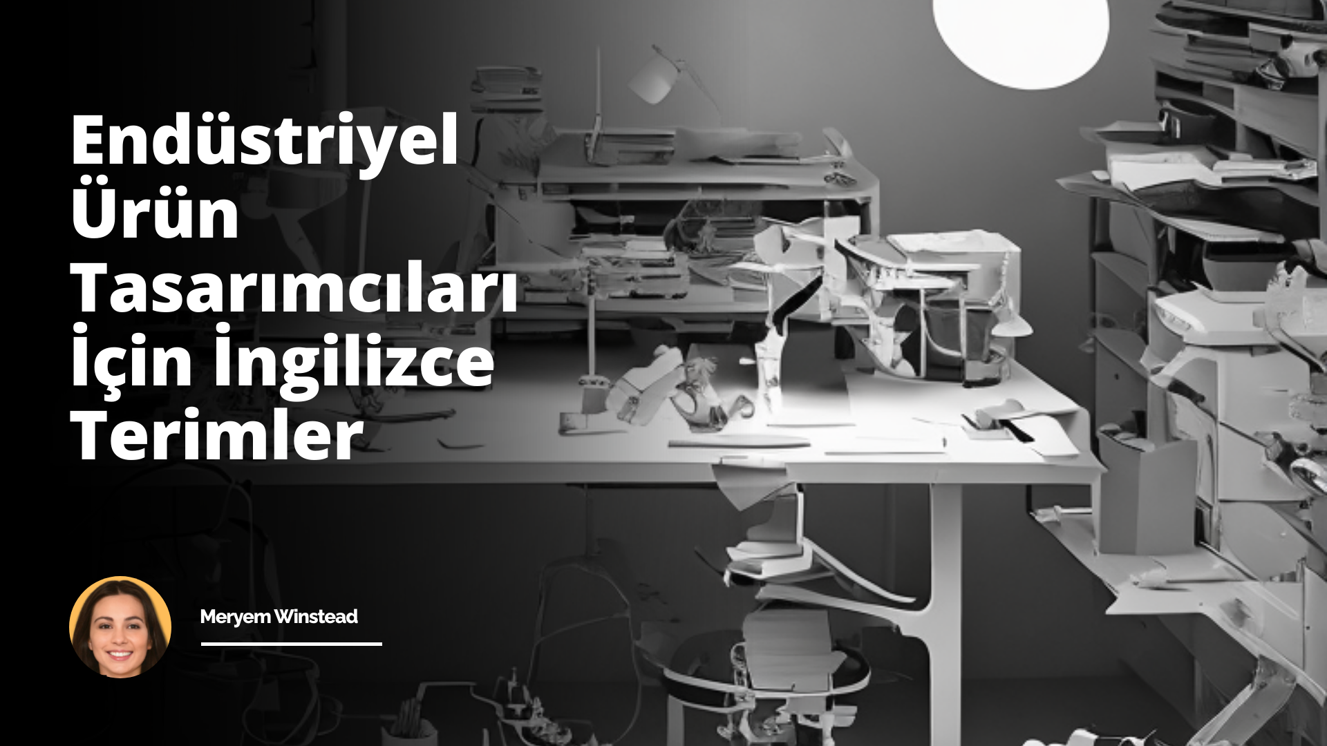 Konseptimiz, endüstriyel ürün tasarımcılarına hitap eden İngilizce terimler ve jargonlar üzerine. Sanat formu olarak fotoğrafçılığı seçtiğimiz bu görselde, 35mm lens kullanılmış. Endüstriyel tasarımın en büyük ustalarından biri olan Dieter Rams'ın atölyesinde geçiyor sahnemiz. Rams'ın çalışma masası, üzerinde çeşitli aletler, tasarım eskizleri ve model prototipleriyle birlikte detaylı ve nazik bir şekilde çekilmiş. Renk sıcaklığı neutraldir, tasarımcıların soğuk ve sterilden ziyade sıcak ve samimi bir ortamda çalıştığı fikrini vermek adına. Masasının arkasında duran Rams'ın yüz ifadesi yoğun bir konsantrasyonla emek verdiği tasarımına dikkat çekiliyor, belki de bir sonraki efsanevi ürününü tasarlıyordur. Aydınlatma doğal ışıkla sağlanmış, içerideki atmosfer sessiz ve huzurlu ama aynı zamanda yoğun bir çalışma enerjisiyle dolu. Bu görsel, endüstriyel tasarımın ciddiyetini ve aynı zamanda yaratıcı dünyasının sıcaklığını ve samimiyetini aktarıyor.
