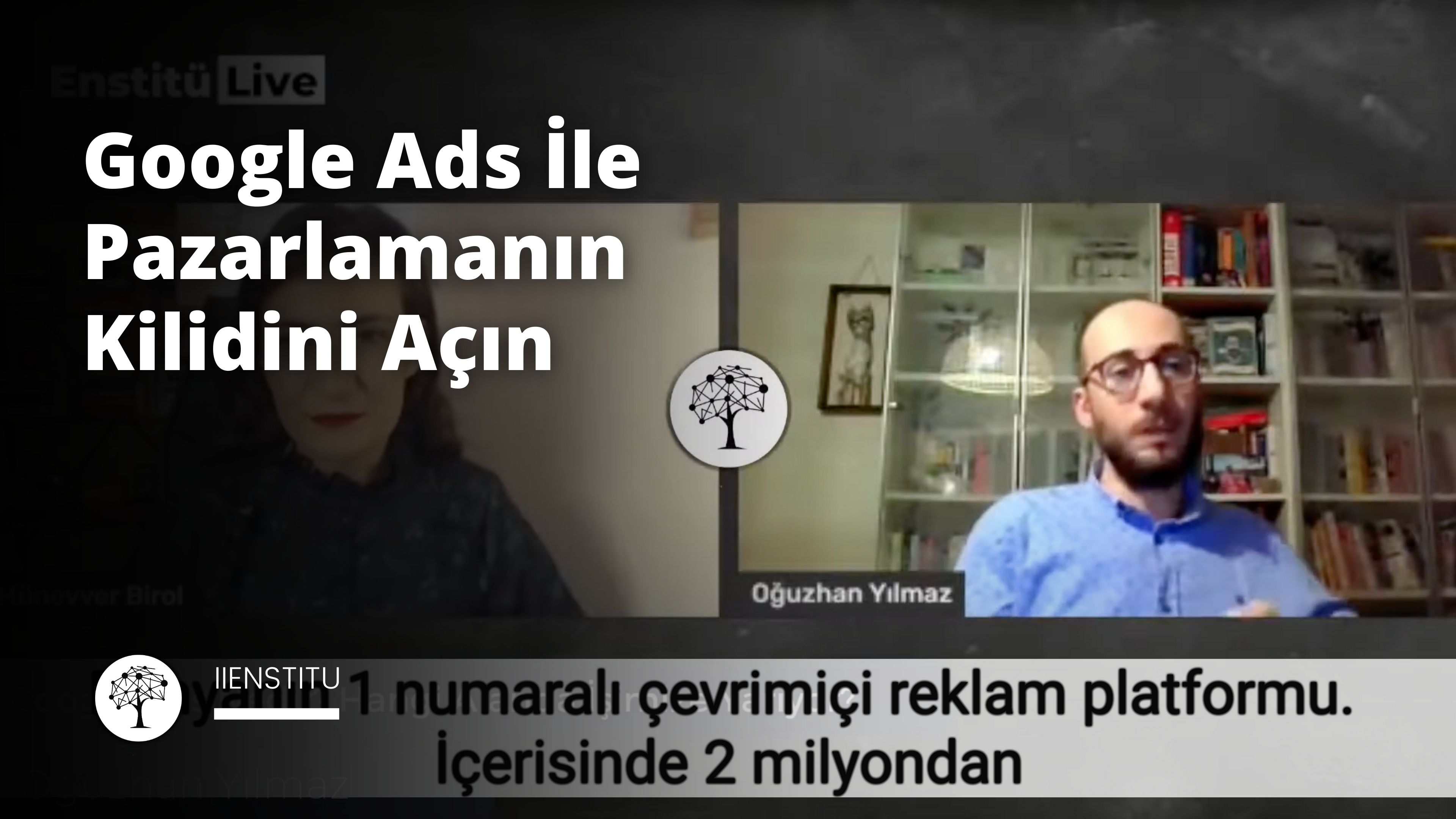 Bu görüntü kapalı bir ortamda gözlük takan bir kadın ve erkeği gösteriyor. Adam mavi bir gömlek giyerken, kadının koyu renk saçları ve kırmızı ruju var. Üzerinde video oyun konsolu veya kumandası gibi görünen bir şey de dahil olmak üzere çeşitli eşyalar bulunan bir rafın önünde durmaktadırlar. Arka planda bir tür logo veya sembolü temsil edebilecek noktalar ve çizgiler içeren siyah beyaz bir daire de var. Ayrıca çerçevenin sağ üst köşesinde kediye benzeyen bulanık bir görüntü daha var. Sahnenin geneli, sessiz renkleri, yumuşak odağı ve keskin ayrıntılarının olmaması nedeniyle neredeyse rüya gibi bir niteliğe sahip. Bu görüntü, gözlük veya oyun ürünlerinin reklamının bir parçası olarak kullanılabileceği gibi, yüz tanıma veya nesne algılama görevleriyle ilgili bilgisayarla görme modellerinin eğitimi için veri kümeleri oluşturmak amacıyla da kullanılabilir.