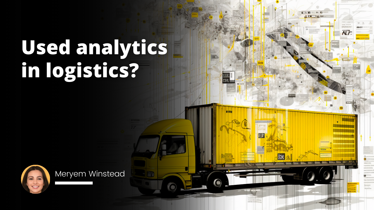 Graphs, numbers, maps indicating logistics analytics, yellow-black-white tones, intriguing, meaningful, YouTube cover-like, detailed, English text-free.