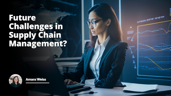 A confident woman in a business suit, sitting across a desk from a serious, yet open-minded hiring manager, both engaged in a lively conversation, paperwork signifying resume and job requirements scattered on the desk, graphs and charts showcasing supply chain management trends, a futuristic hologram display of global networks, logistics, intricate supply chain model hovering above documents, image projecting from a high tech device, symbolizing future challenges in the field, shipping trucks, warehouses, cargo planes, container ships intricately connected representing the complexity and interconnectedness of supply chain, burst of laughter shared, signifying a little humor in the intense setting, diverse team observing and analyzing data on a digital wall display, walls adorned with cityscape bringing a global perspective, contrast of bright yellow lighting focused on the interview highlighting the significance, darkness looming in peripherals suggesting uncertainties of future, mock-ups of various supply chain processes adding depth.