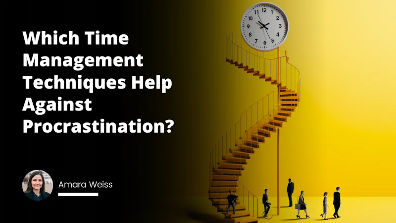 Bright-yellow stairs leading towards a towering clock, symbolizing time management, black silhouette figures dotting the stairs, signifying people climbing towards their goals, representing job interview preparation, a fully rotated hourglass on one of the steps, representing procrastination, a magnifying glass focused on a small, white, ticking stop-watch, suggesting various time management techniques, quirky little notebook doodles of light bulb moments interspersed, adding a touch of humor, a sundial casting a long shadow, correlating it with old-fashioned time management, a detailed brainstorming flowchart connecting all these different elements, tying the entire image together, subtle interplay of sunlight and shadows enhancing the visual depth.