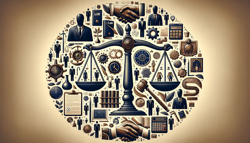 'İşletme hukukunda insan kaynakları yönetimi uzmanlığı hizmetlerimizle, iş hukuku ve insan kaynaklarına dair tüm ihtiyaçlarınıza çözüm sunuyoruz.'