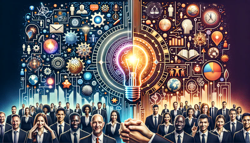 'İşletme inovasyonu ve insan kaynakları yönetiminde başarıyı yakalayın. Kaynak planlama, işe alım stratejileri ve inovasyon teknikleri hakkında bilgi edinin.'