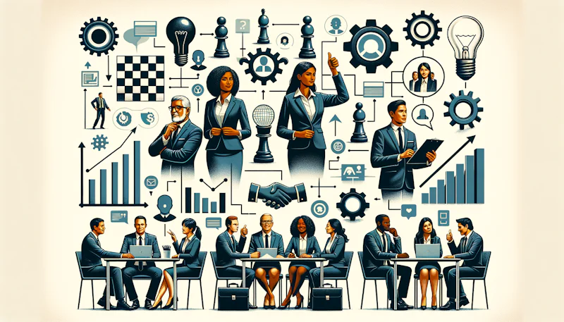 'Stratejik İnsan Kaynakları Yönetiminin esaslarına derinlemesine ulaşın. İşe alım, eğitim, performans değerlendirme ve çalışan gelişiminin incelikleri burada.'