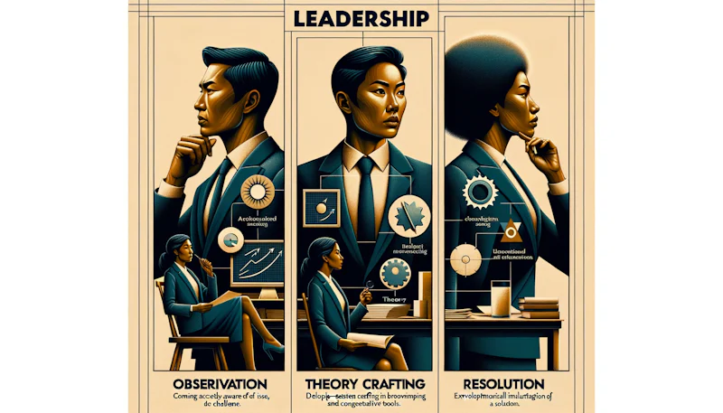 'Liderlikte tasarım odaklı düşünme konusunda bilgi alın. Fark etme, kuram ve çözüm süreçlerini öğrenin, liderlik yeteneklerinizi geliştirin.'