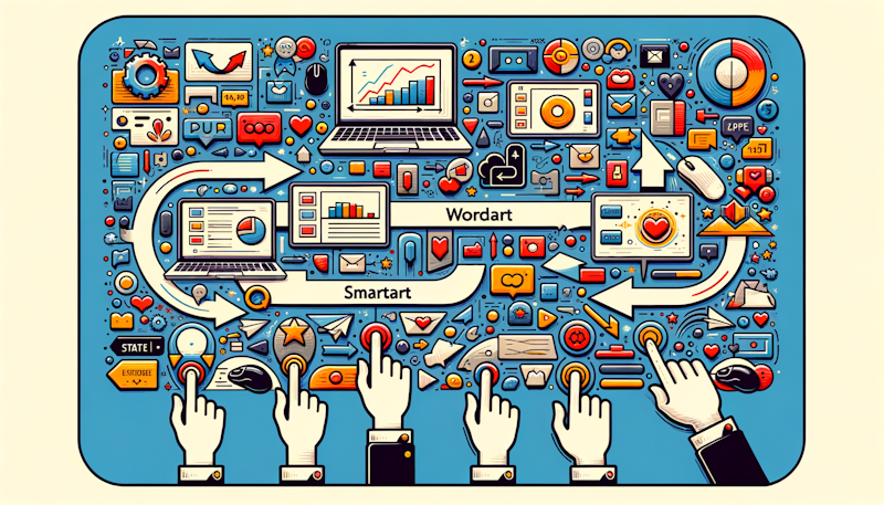 Powerpoint'te WordArt ve SmartArt'ı nasıl ekler, düzenler ve optimizasyon ipuçlarıyla sunumlarınızı etkileyici hale getirirsiniz, öğrenin.