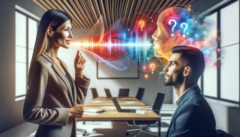 'Etkili iletişim için sesin gücünü keşfedin. Anahtar konular; ses tonu, ritmi ve duygusal etkisi. Sesin anlamına daha derin bir bakış.'