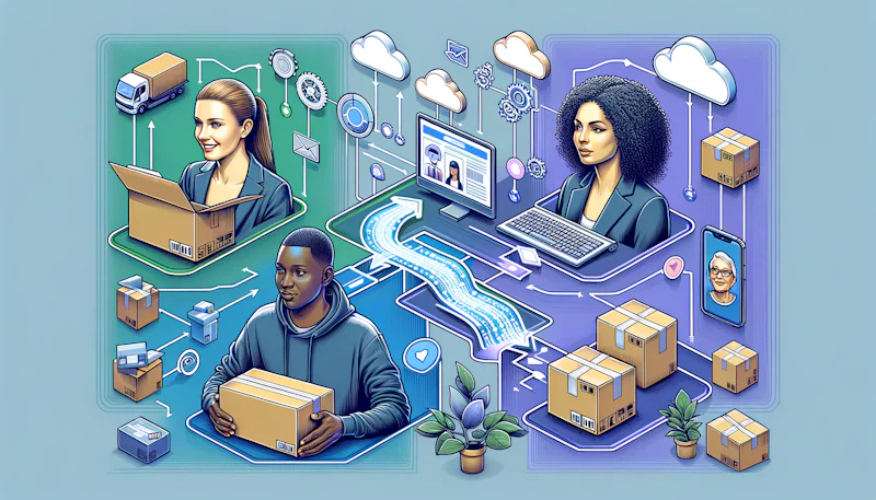 'Dropshipping ile stok gereksinimini aşın! E-ticareti basitleştirin ve direkt teslimatın gücüyle stok maliyetini azaltın!'