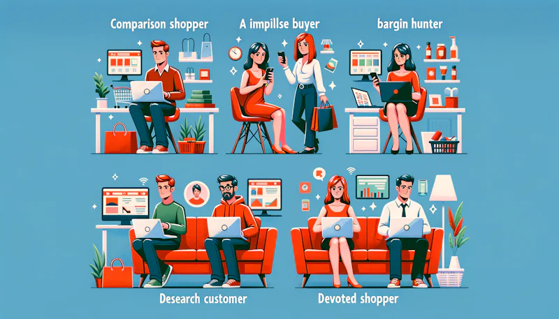 E-ticarette alıcı kişiliklerinin önemi, nasıl etkilediği ve belirlediği üzerine ayrıntılı bilgiler. İyi bir satış stratejisi için rehberiniz.
