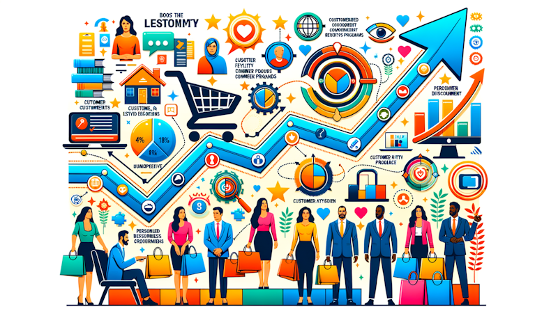 'Online alışverişte müşteri bağlılığını arttırmak için uygulayabileceğiniz etkili stratejiler ve teknikler. Müşteri memnuniyetini yükseltin, satışlarınızı arttırın.'