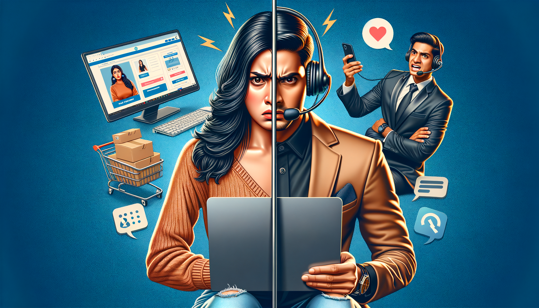 'Online alışverişten kaynaklı müşteri şikayetlerinizi nasıl yöneteceğinizi öğrenin. İşletmenizin müşteri memnuniyetini artırın ve satışları iyileştirin.'