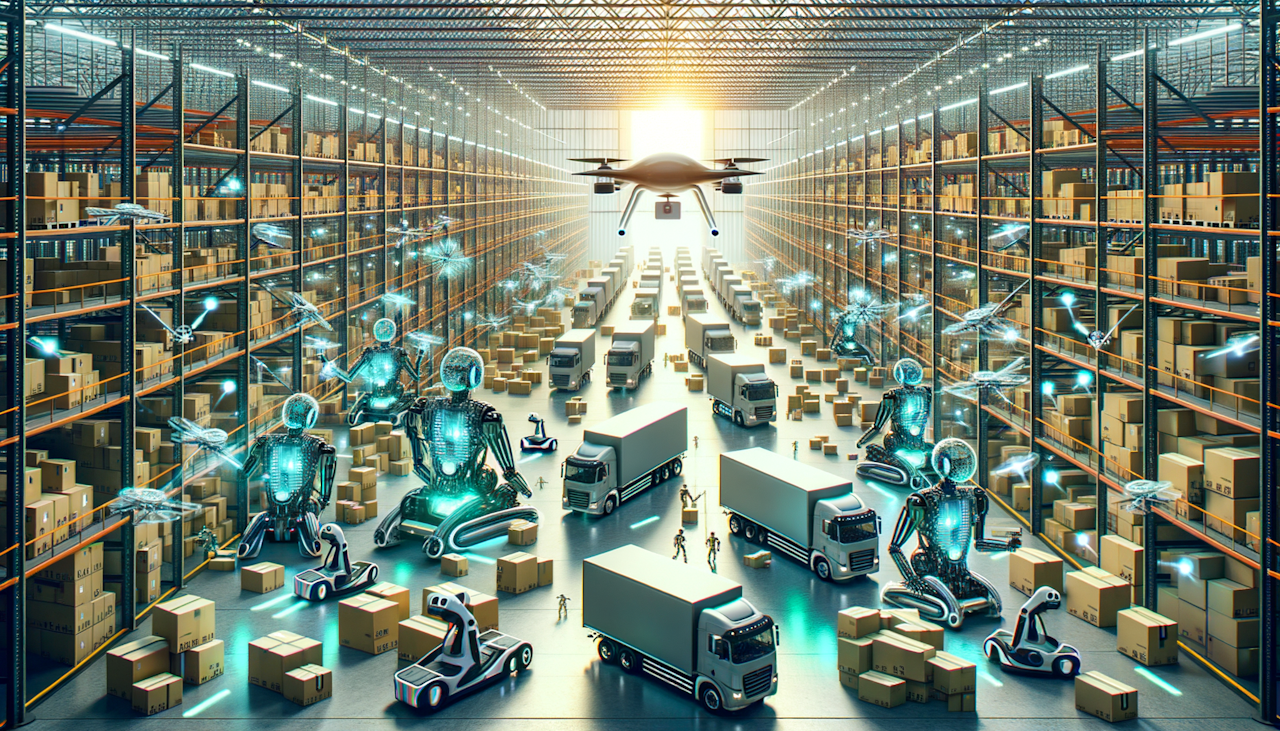 Explore AI's impact on logistics efficiency. Learn how artificial intelligence streamlines operations and boosts productivity in the supply chain.