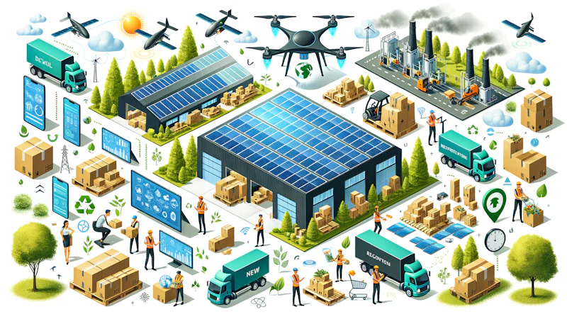 'Discover how the logistics industry is going green! Learn about sustainable practices revolutionizing efficiency and eco-friendliness.'