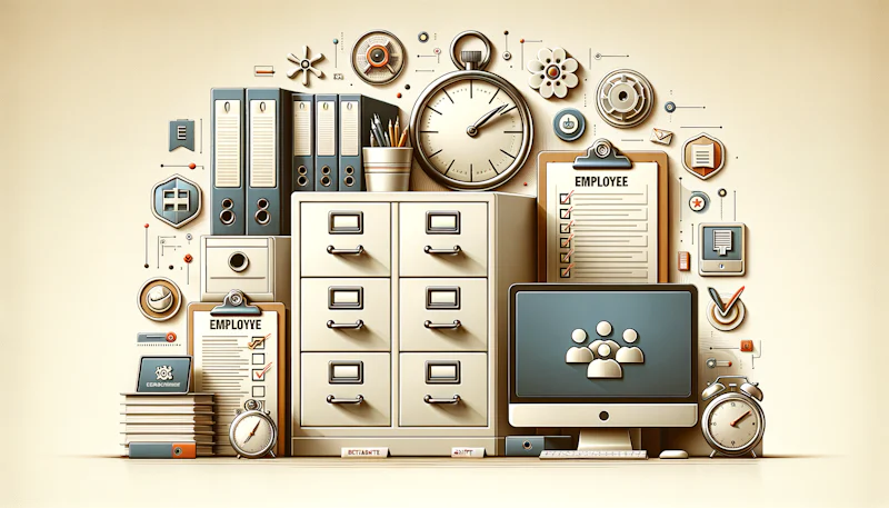 Master employee records management with key guidelines for accurate & secure documentation practices in your business. Stay organized & compliant.