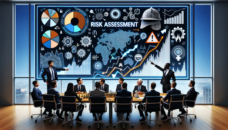 'Master corporate decision-making with vital risk assessment strategies. Ensure business success by identifying and mitigating potential hazards.'