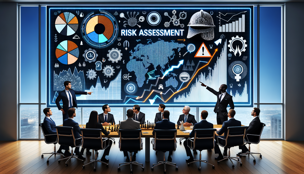 'Master corporate decision-making with vital risk assessment strategies. Ensure business success by identifying and mitigating potential hazards.'