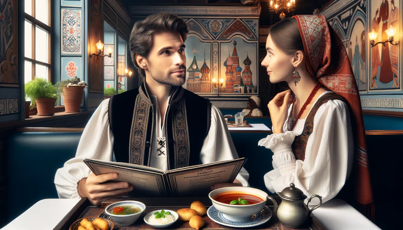 Rusça yemek siparişi verme cümleleri ile iletişim engellerini aşın! Pratik ifadelerle Rusya'da rahatça yemek siparişi verin!