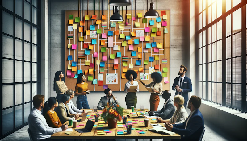 Streamline thought processes with an Affinity Diagram – your ideal visual tool for sorting and clarifying complex ideas effortlessly.