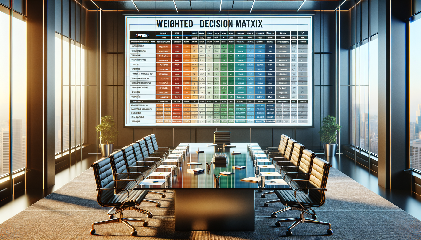 Optimize choices with a Weighted Decision Matrix - the strategic tool for effective, clear-cut decision-making. Elevate your decisions today!