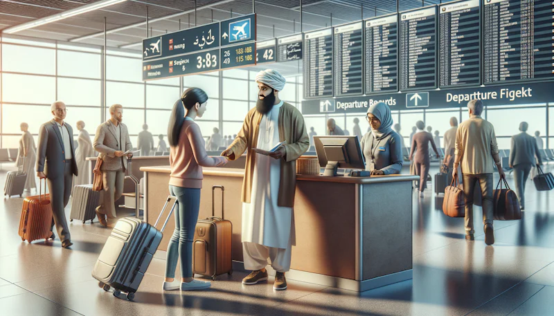 Havaalanında uçak bileti alırken yardımcı olacak Almanca cümleler. Pratik Almanca öğrenin, yurtdışı seyahatlerinizi kolaylaştırın. Öğren, pratik yap, uygula!