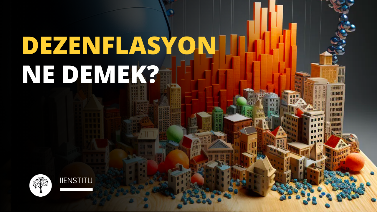 Bu yazıda dezenflasyonun tanımı, nedenleri ve ekonomiye etkileri açıklanmaktadır. Bu resim dezenflasyonun tanımı ve deflasyon ile arasındaki farkları ifade etmektedir. Görselde “Dezenflasyon ne demek” yazmaktadır. Bu yazıda detaylı bir bilgi verildiğini ifade etmektedir.