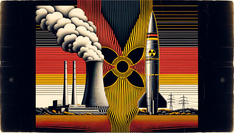 Nükleer enerji ve silahlar konusunda Almanca ifadeler öğrenin. Enerji üretimi, güvenlik ve silah terminolojisi hakkında bilgi sahibi olun.