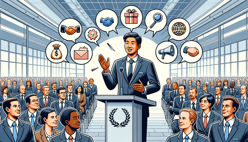 Konferans Organizatörüne Almanca mesleki konuşma ifadeleri konusunda bilgi arıyorsanız sitemiz tam size göre. Başarıyla dil becerinizi geliştirin.