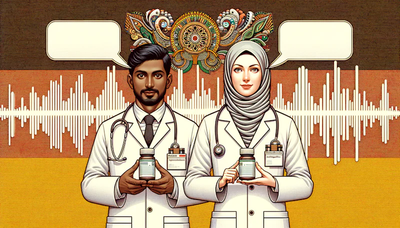 Eczacıların Almanca iletişim kabiliyetlerini artırmak için tasarlanmış mesleki ifadeler. İyi bir Almanca eczacı olun!