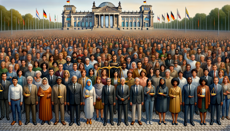 Almanca'da sosyal adalet ve toplumsal eşitlik konularında en etkili ifadeleri öğrenin. Dil becerilerinizi zenginleştirin, kültürel farkındalığınızı artırın.