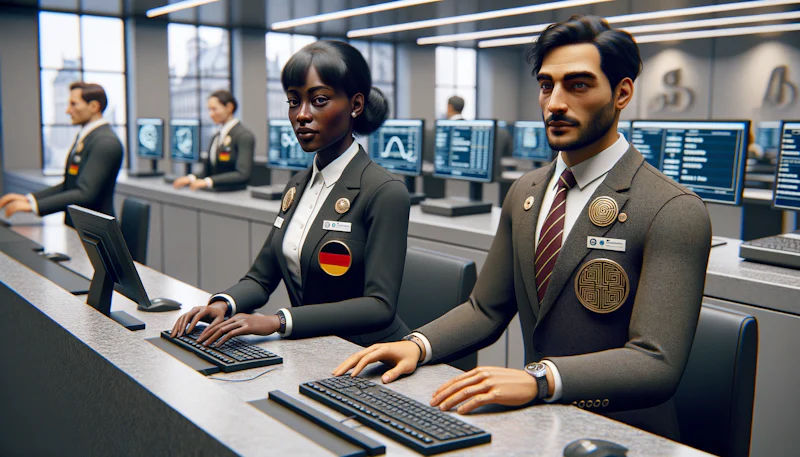 Almanca mesleki konuşma ifadeleri öğrenin ve bankacılık kariyerinizde fark yaratın. İdeal bir banka memuru olma yolunda ilk adımınızı atın.