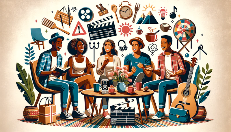 Almanca konuşarak arkadaşlarınızla vakit geçirme planları yapmak artık çok kolay! Eğlenirken dilinizi geliştirin ve sosyal ilişkilerinizi güçlendirin.