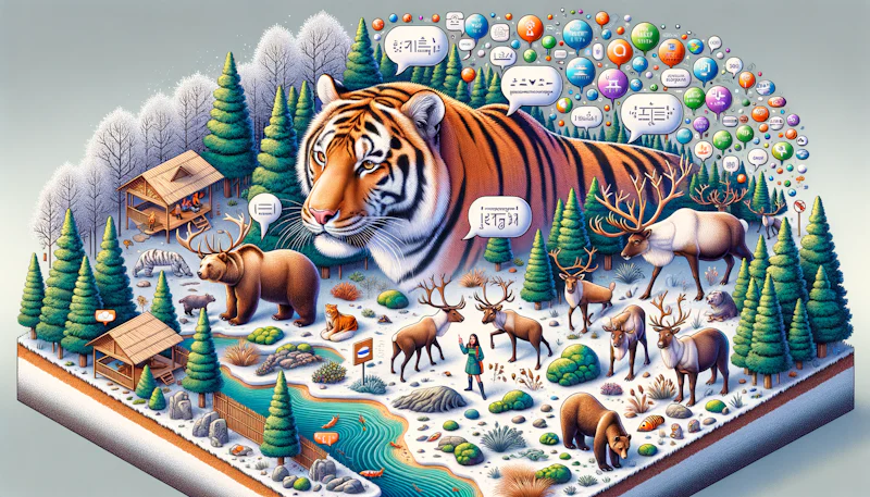 Rusça'da hayvanlar ve doğa hakkında nasıl konuşulur öğrenin. Pratik bilgiler, kelime hazinesi ve dil bilgisi ipuçlarıyla Rusça konuşma yeteneğinizi geliştirin.