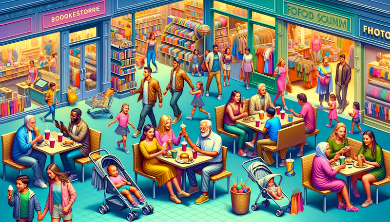 Almanca cümlelerle alışveriş merkezinde rahatça iletişim kurun. Pratik ifadeler, kelimeler ve alışverişte Almanca dilbilgisi ipuçları.